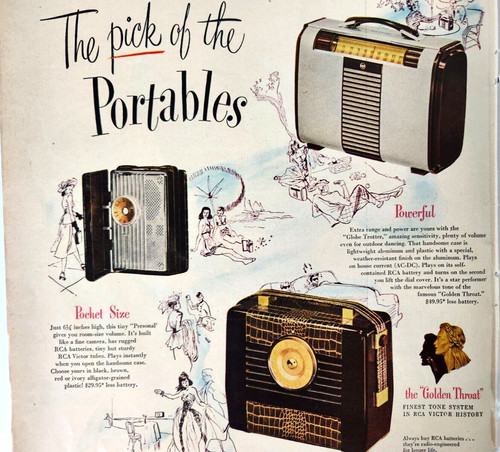 Radio portatile rca victor - radio,