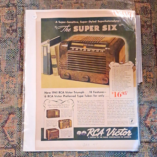 Pubblicità rca victor 1941 - pubblicità,