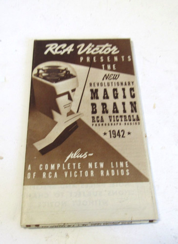 Brochure pieghevole rca victor - brochure,
