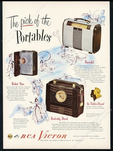 Radio portatile rca - rca, victor