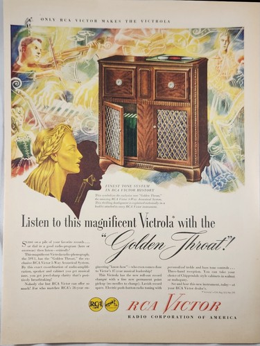 1946 rca victor radio - rca,