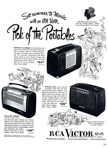 1950 rca victor radio - victor,