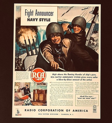 Pubblicità radio rca 1943 - radio,