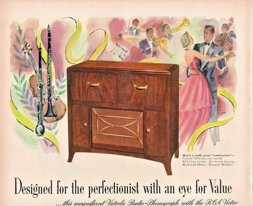 1948 rca victor radio - victor,