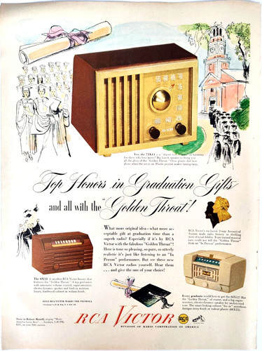 Radio rca victor 75x11 - radio,