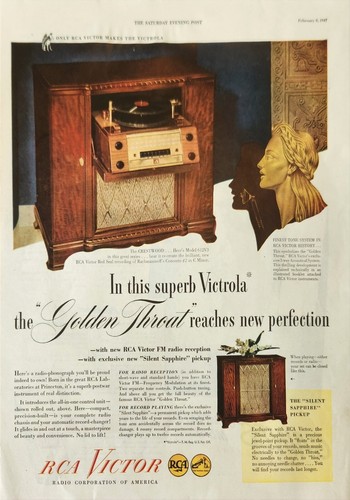 1947 rca victor radio - rca,