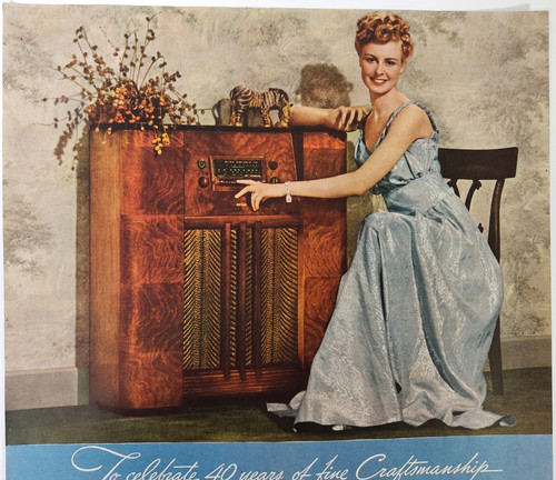 Rca victor radio console grand - radio,