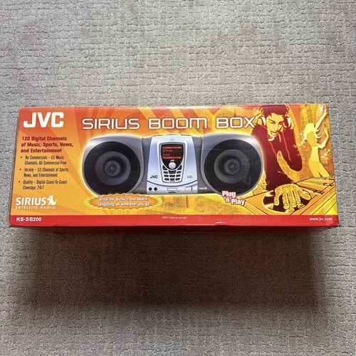 Jvc sb200 boom box - &, sirius